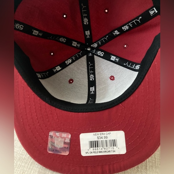 Arizona Cardinals NFL New Era Fitted Hat Size 7 3/4 Brand New - Picture 3 of 3